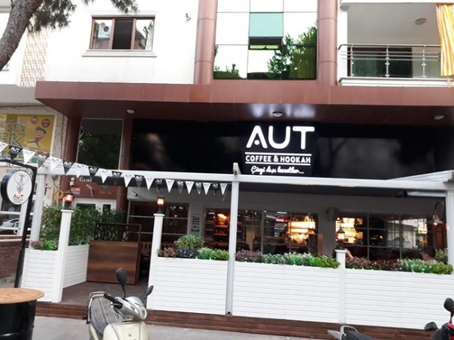 ışıklı caffe tabelası