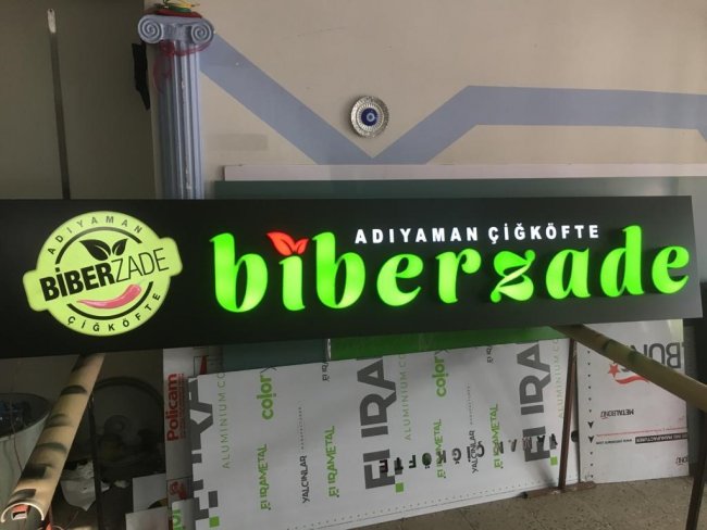 nazilli çiğköfte ışıklı tabela